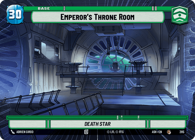Emperor's Throne Room, Death Star — Ashes of the Empire 285