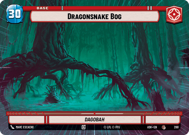 Dragonsnake Bog, Dagobah — Ashes of the Empire 288