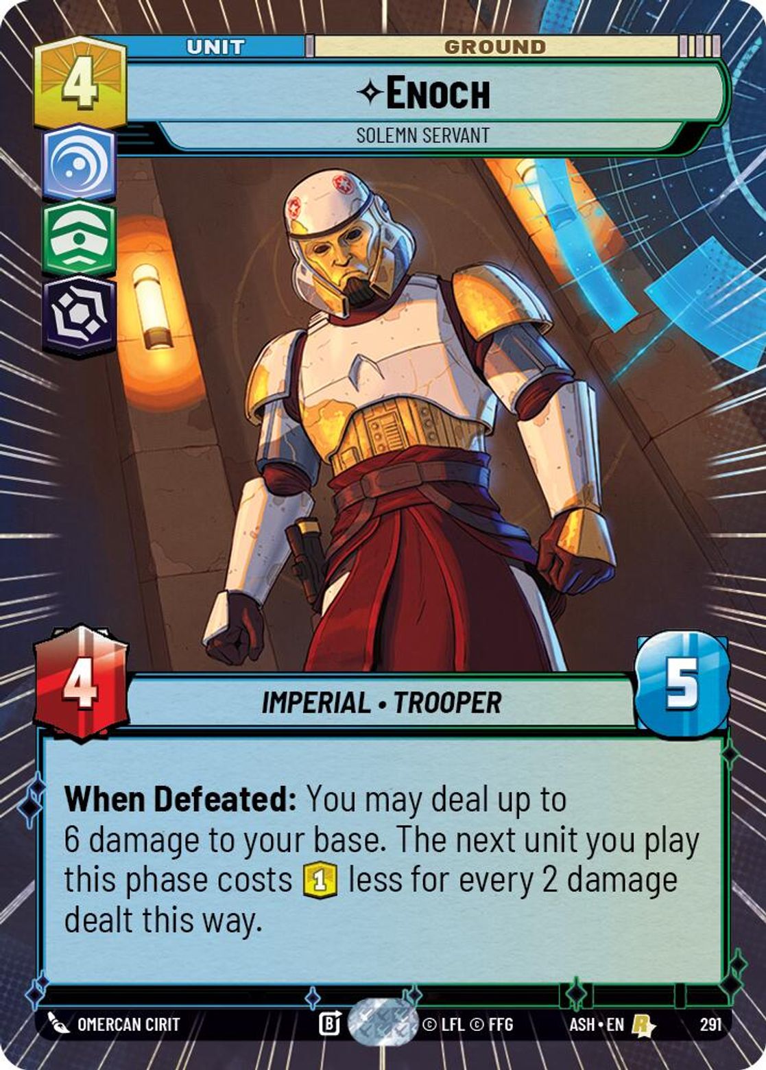Enoch, Solemn Servant — Ashes of the Empire 291