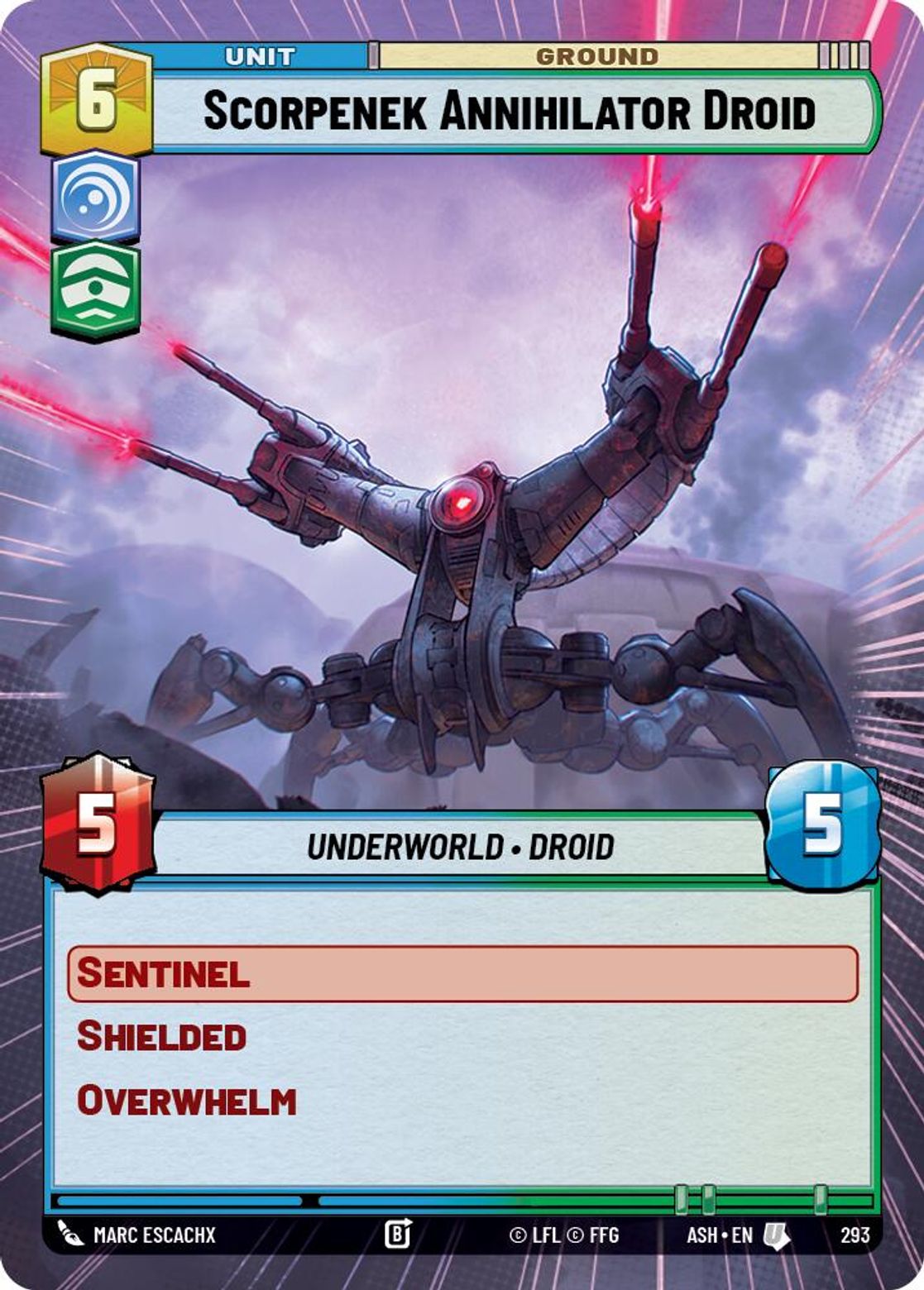 Scorpenek Annihilator Droid — Ashes of the Empire 293
