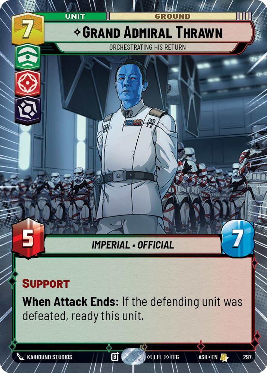 Grand Admiral Thrawn, Orchestrating His Return — Ashes of the Empire 297