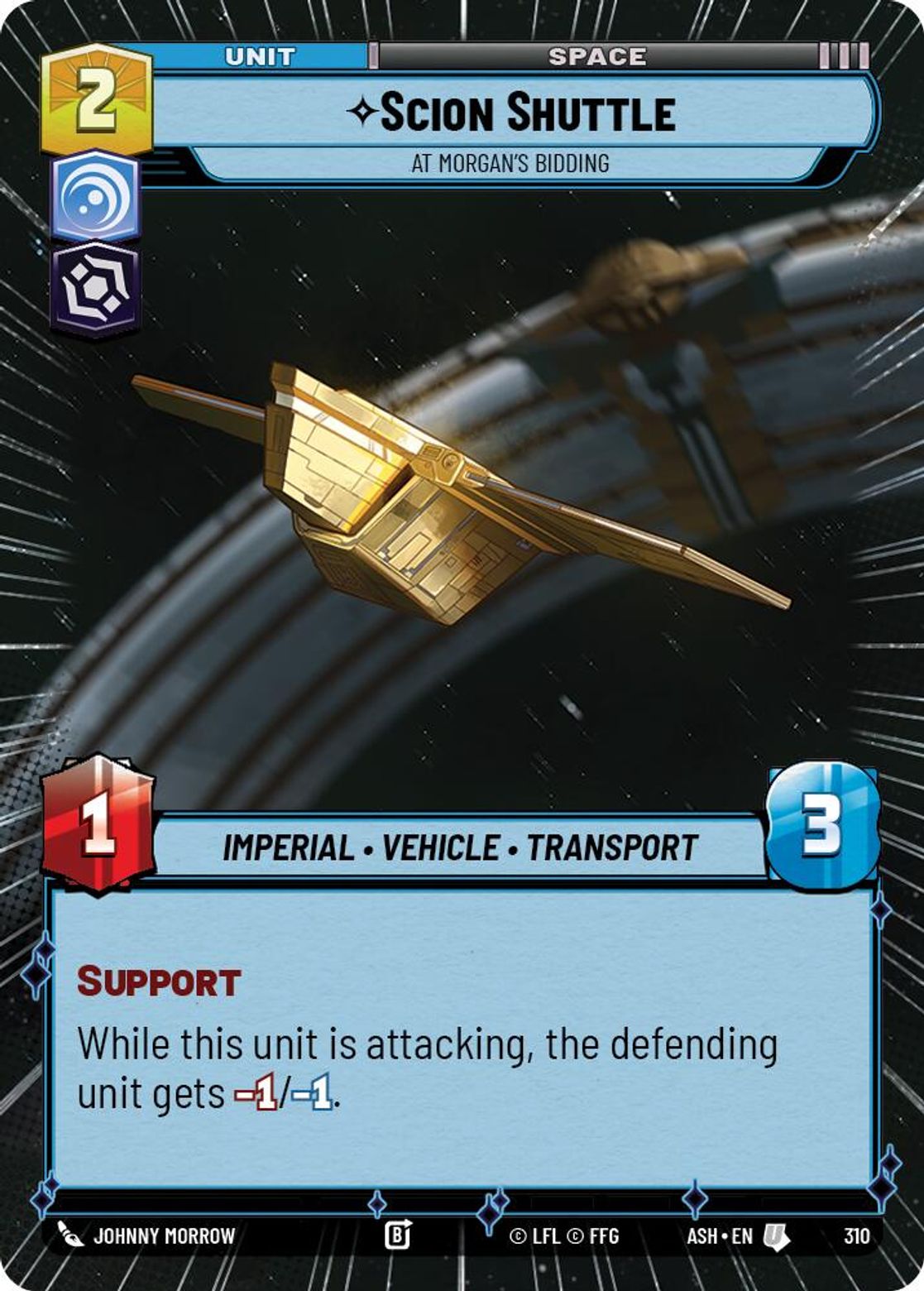 Scion Shuttle, At Morgan's Bidding — Ashes of the Empire 310