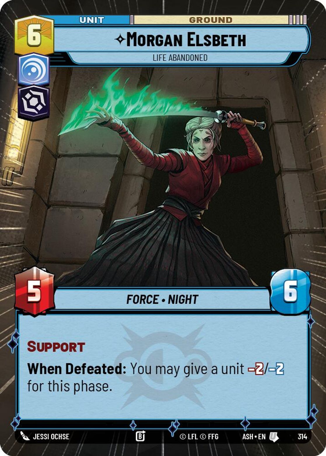 Morgan Elsbeth, Life Abandoned — Ashes of the Empire 314