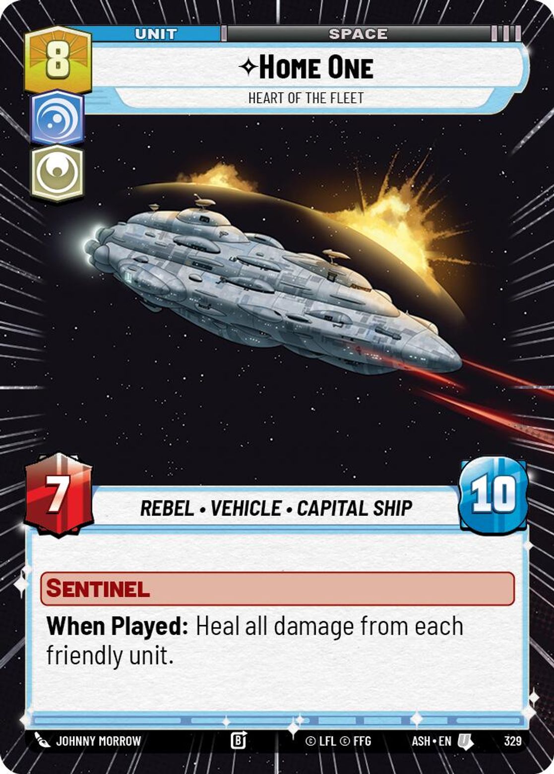 Home One, Heart of the Fleet — Ashes of the Empire 329