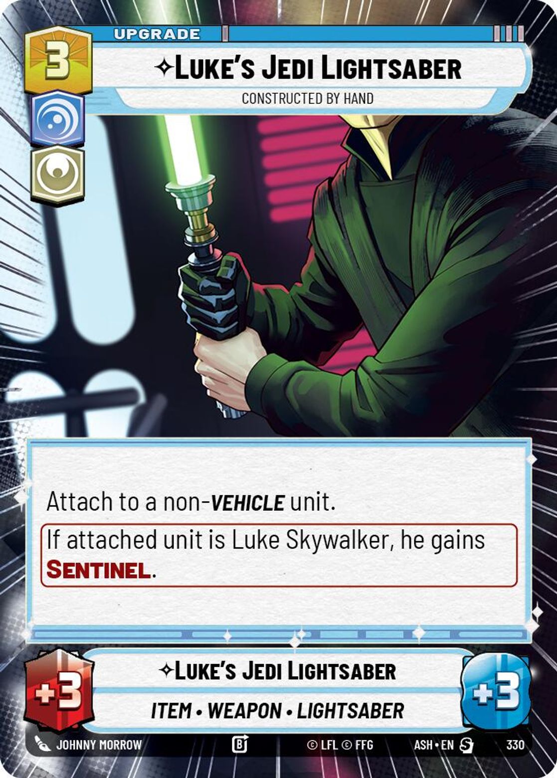 Luke's Jedi Lightsaber, Constructed by Hand — Ashes of the Empire 330