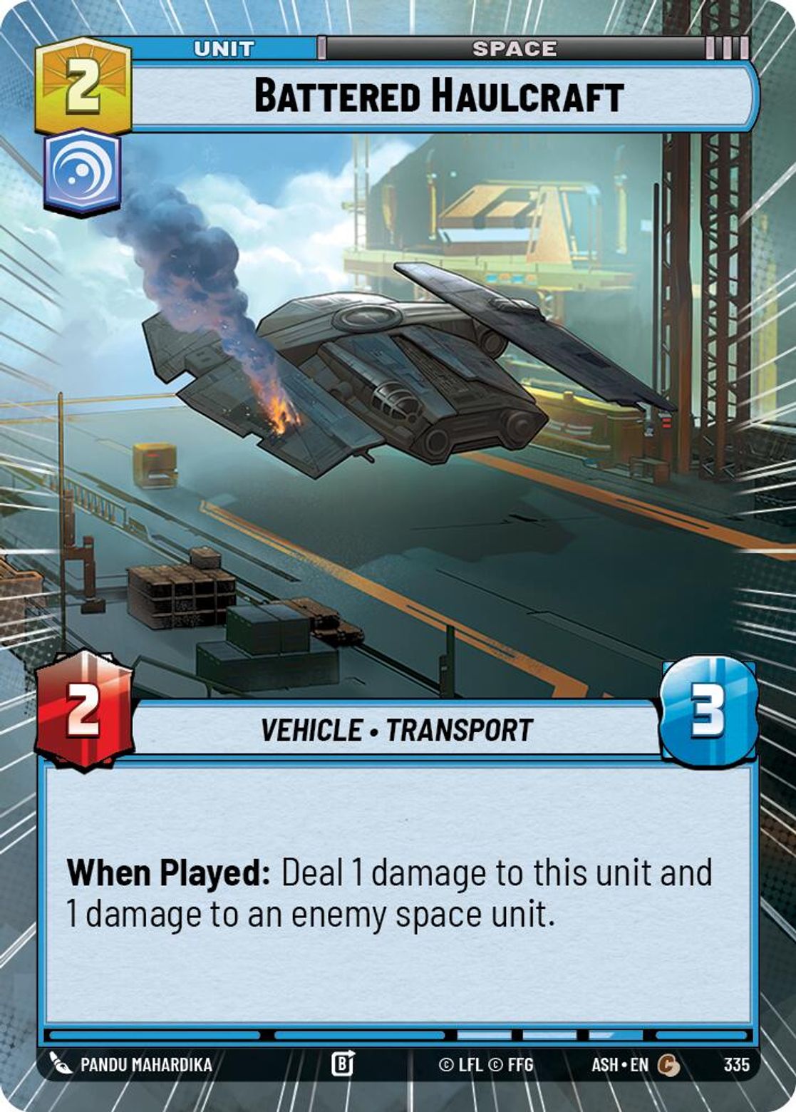 Battered Haulcraft — Ashes of the Empire 335