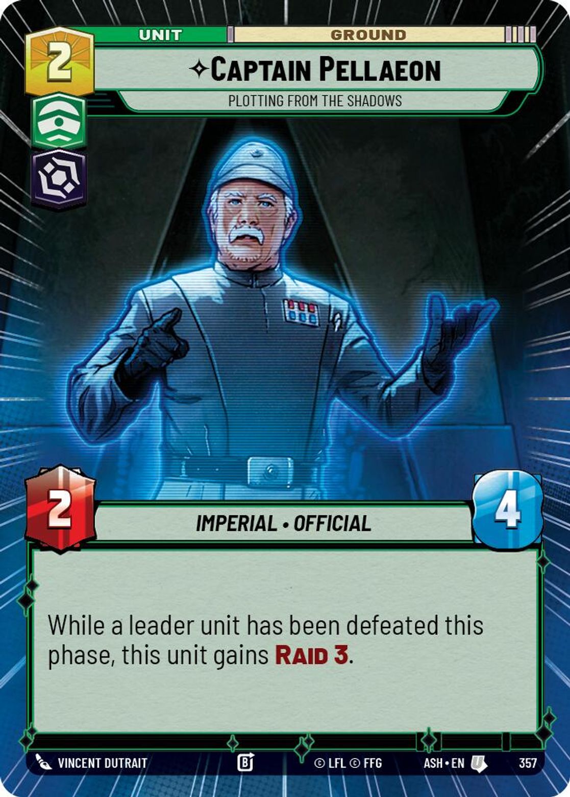 Captain Pellaeon, Plotting from the Shadows — Ashes of the Empire 357