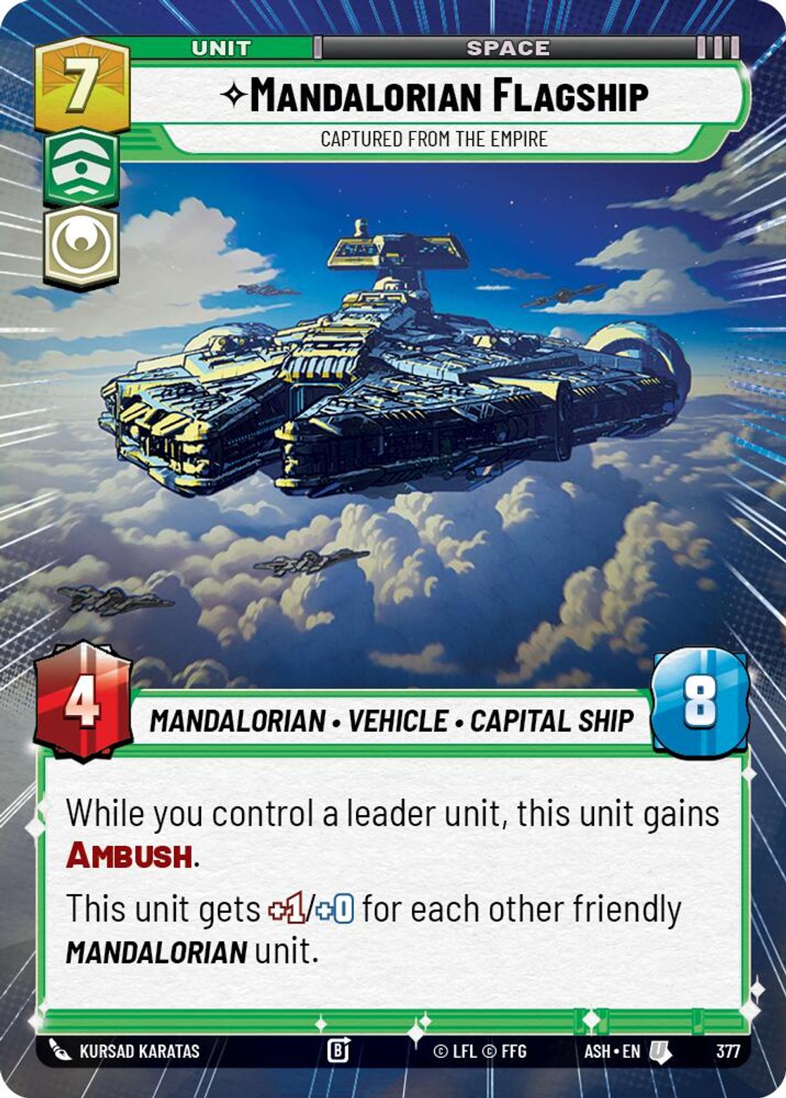 Mandalorian Flagship, Captured from the Empire — Ashes of the Empire 377