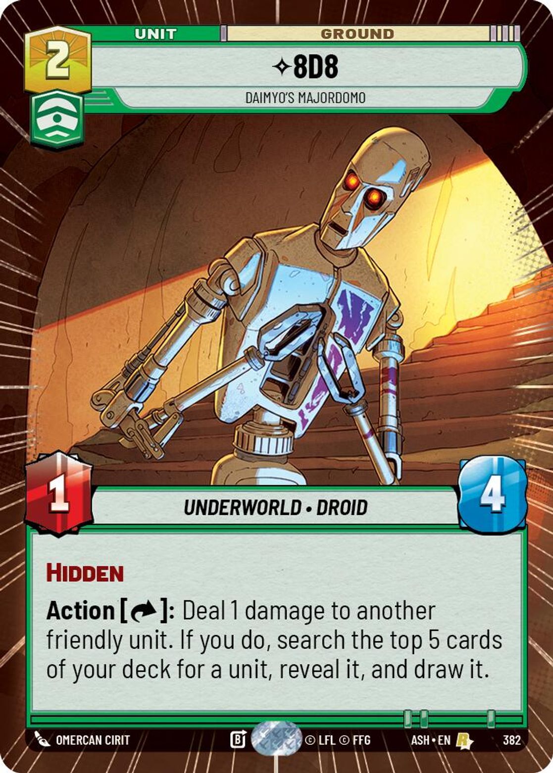 8D8, Daimyo's Majordomo — Ashes of the Empire 382