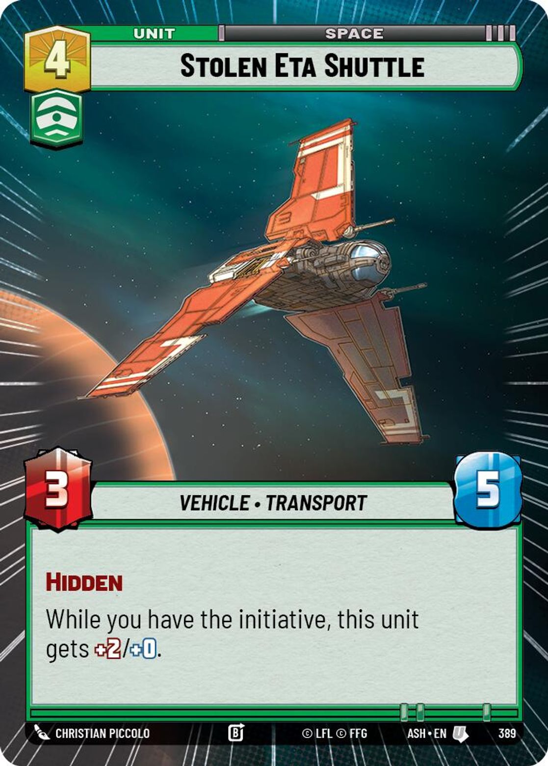 Stolen Eta Shuttle — Ashes of the Empire 389