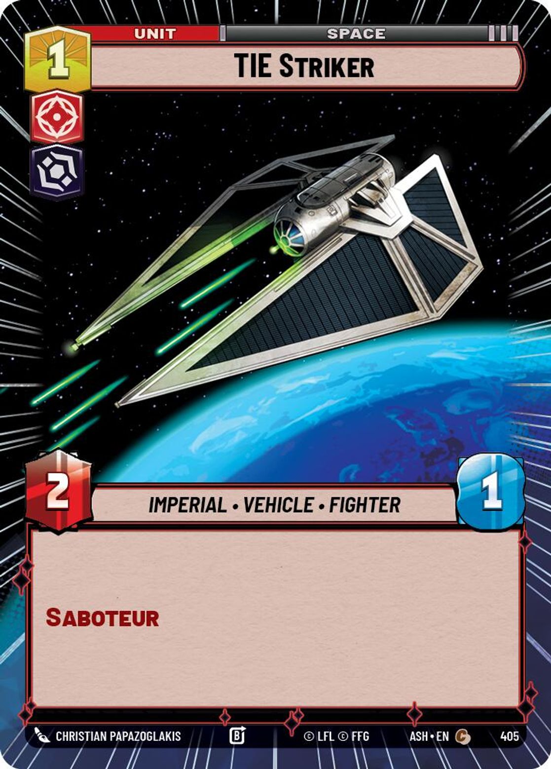 TIE Striker — Ashes of the Empire 405