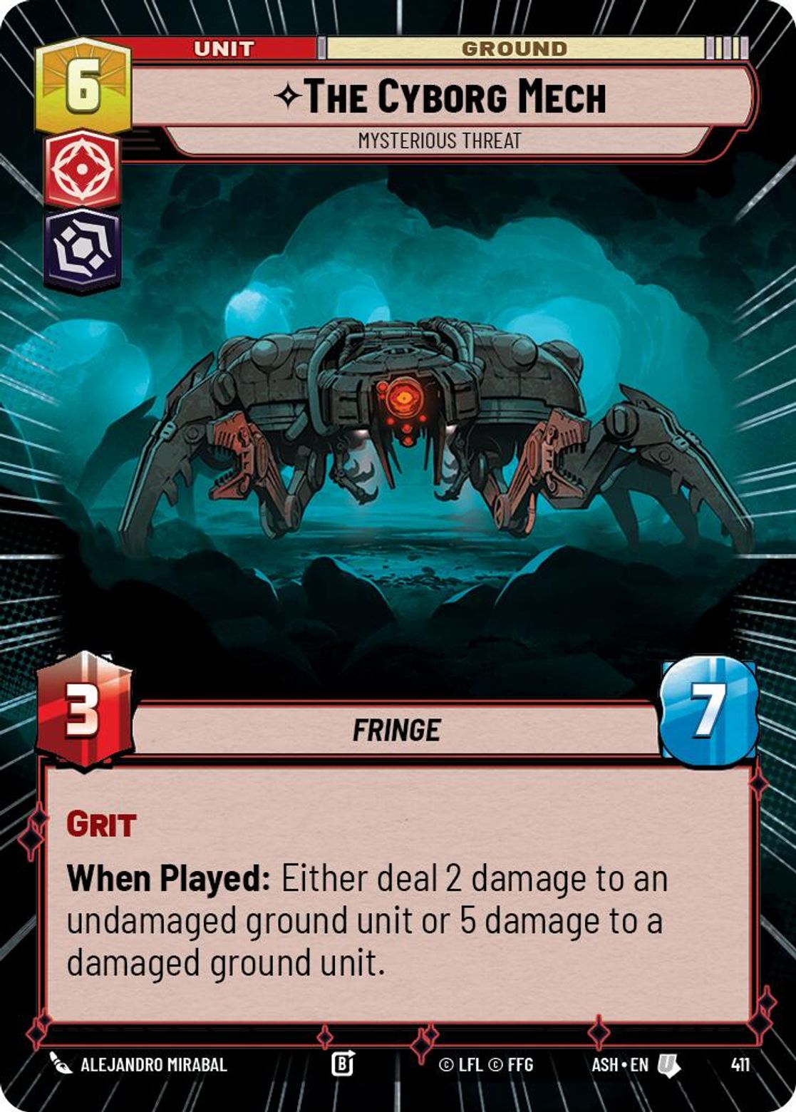 The Cyborg Mech, Mysterious Threat — Ashes of the Empire 411