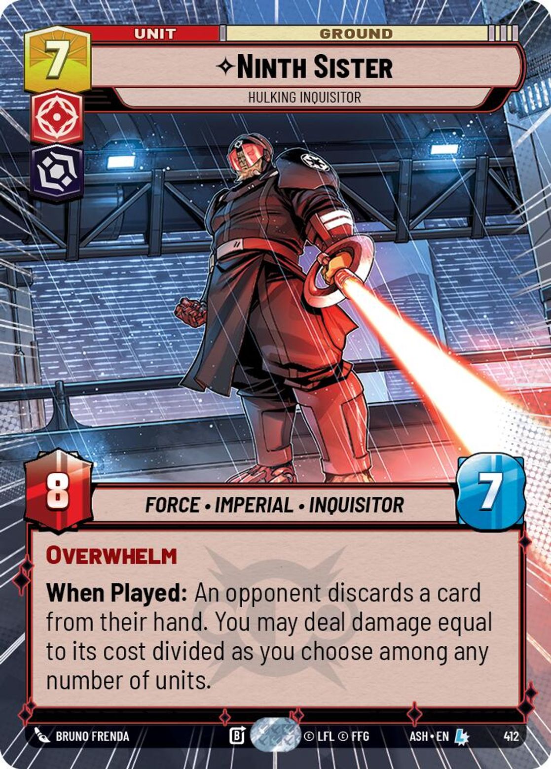 Ninth Sister, Hulking Inquisitor — Ashes of the Empire 412