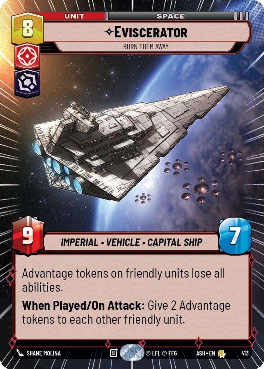 Eviscerator, Burn Them Away — Ashes of the Empire 413