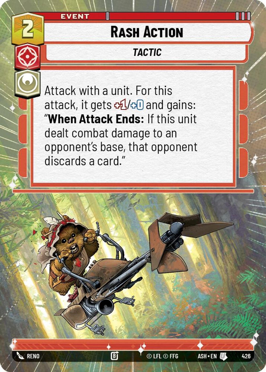 Rash Action — Ashes of the Empire 426