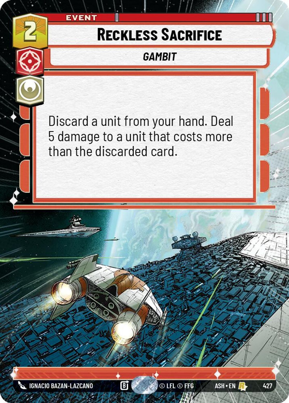 Reckless Sacrifice — Ashes of the Empire 427