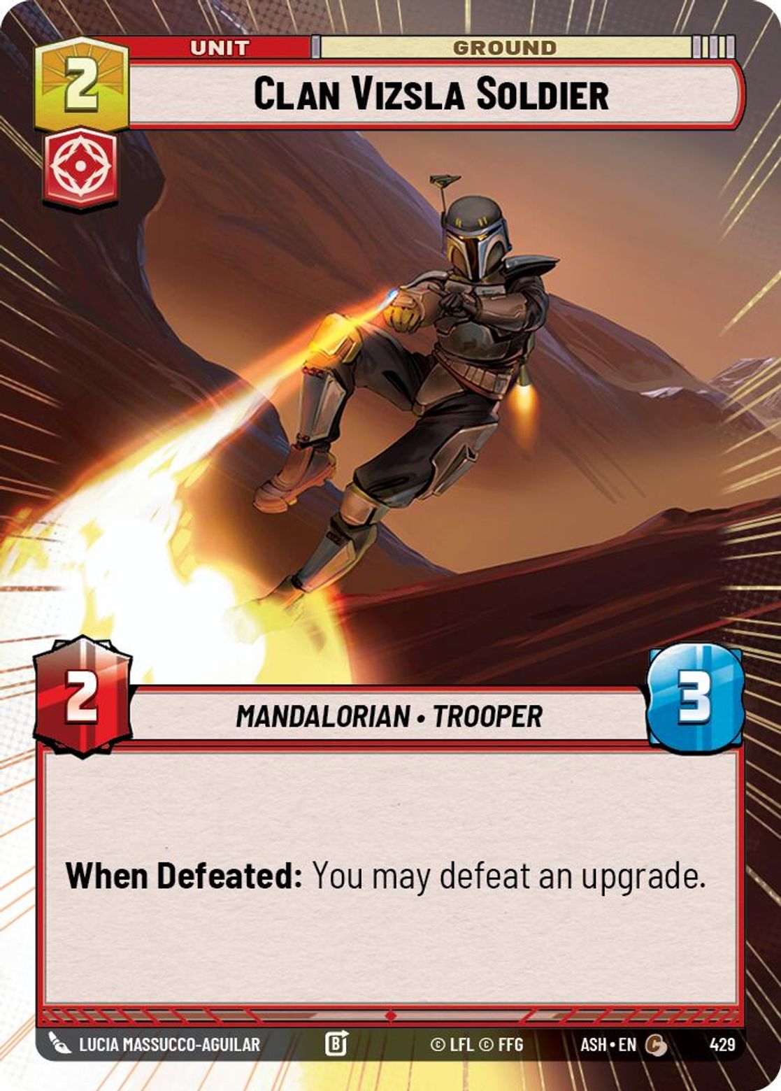 Clan Vizsla Soldier — Ashes of the Empire 429