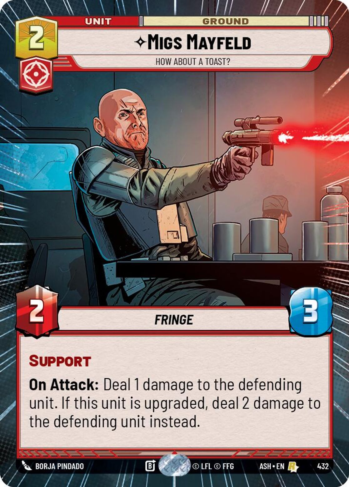Migs Mayfeld, How About a Toast? — Ashes of the Empire 432