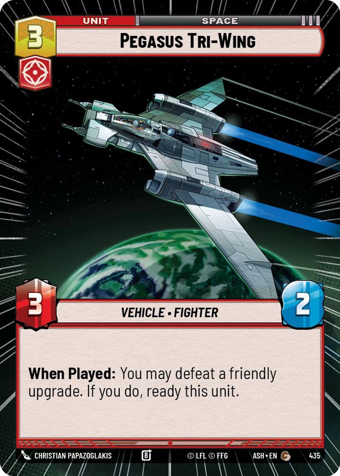 Pegasus Tri-Wing — Ashes of the Empire 435