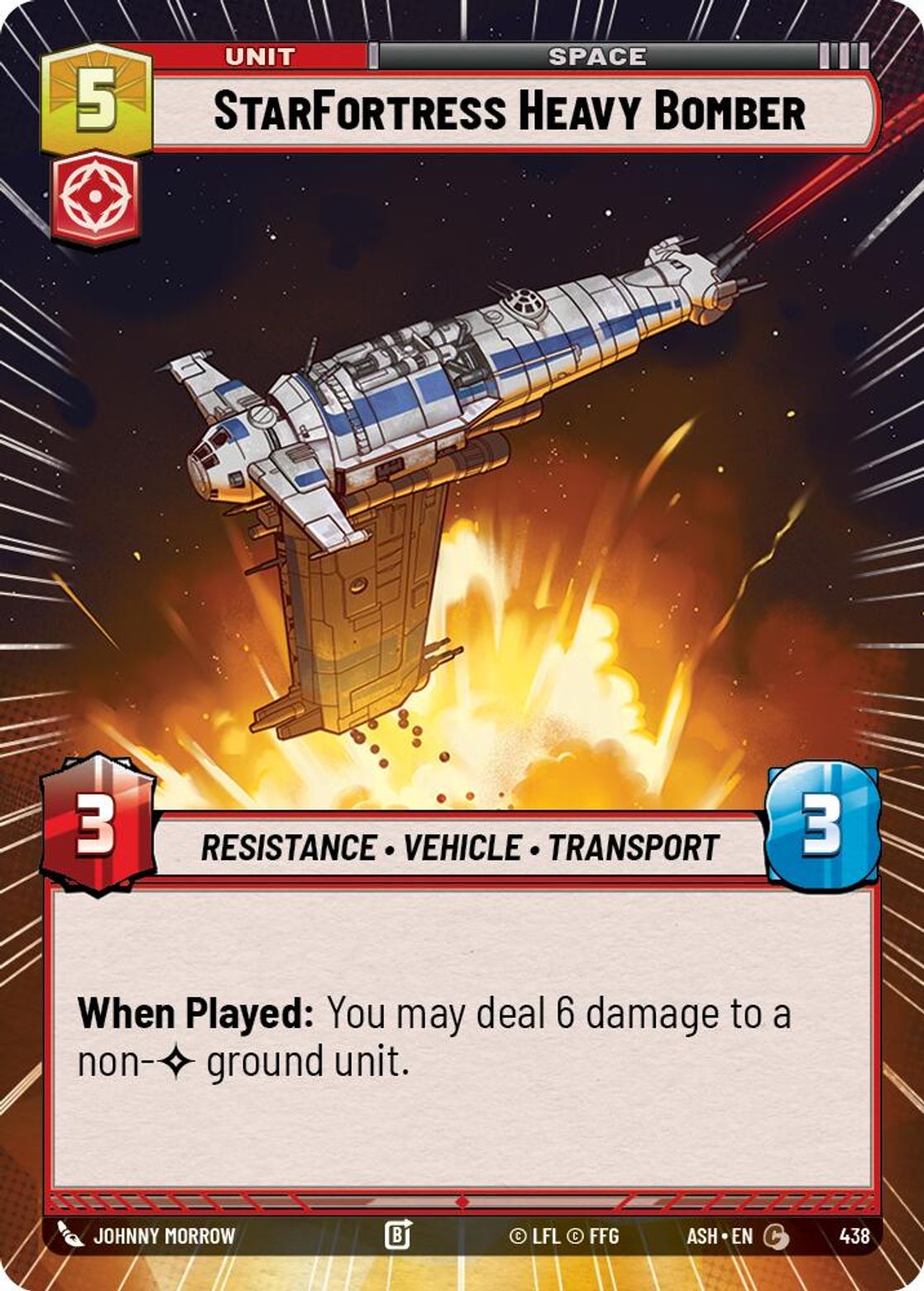 StarFortress Heavy Bomber — Ashes of the Empire 438