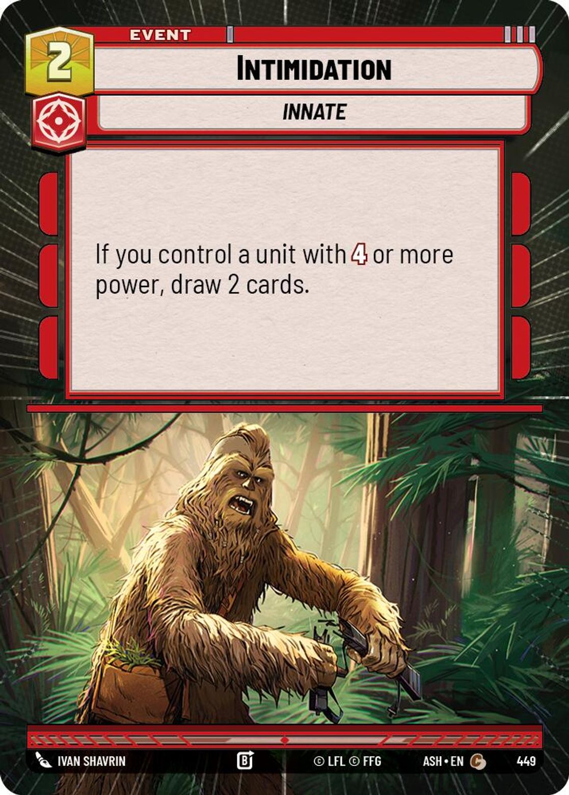 Intimidation — Ashes of the Empire 449