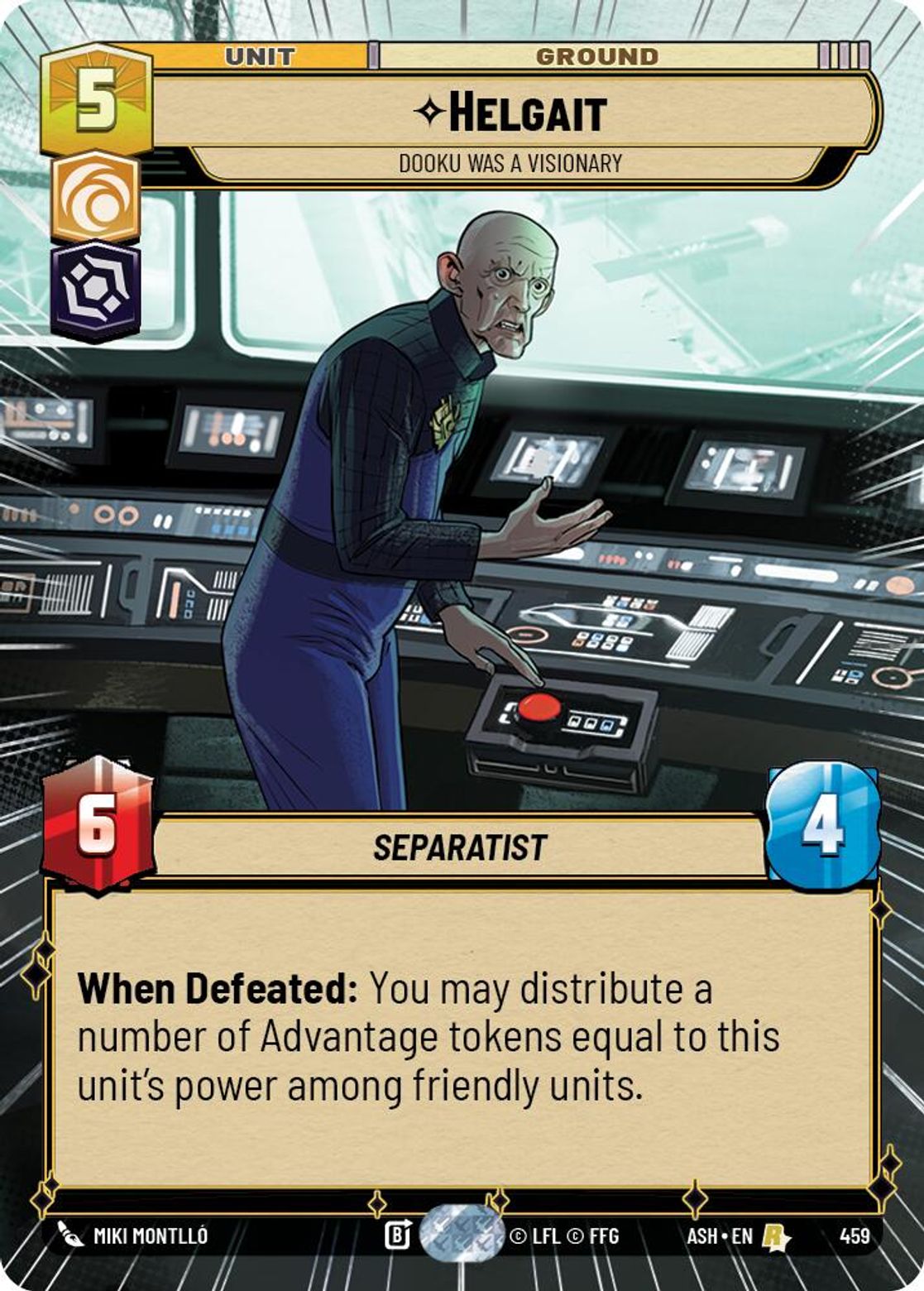 Helgait, Dooku was a Visionary — Ashes of the Empire 459