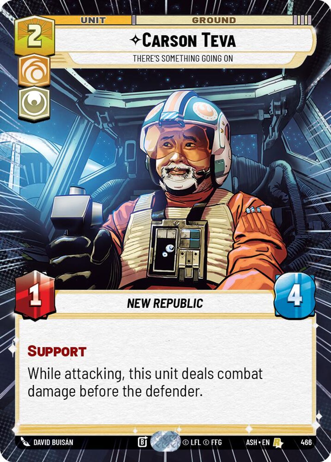 Carson Teva, There's Something Going On — Ashes of the Empire 466