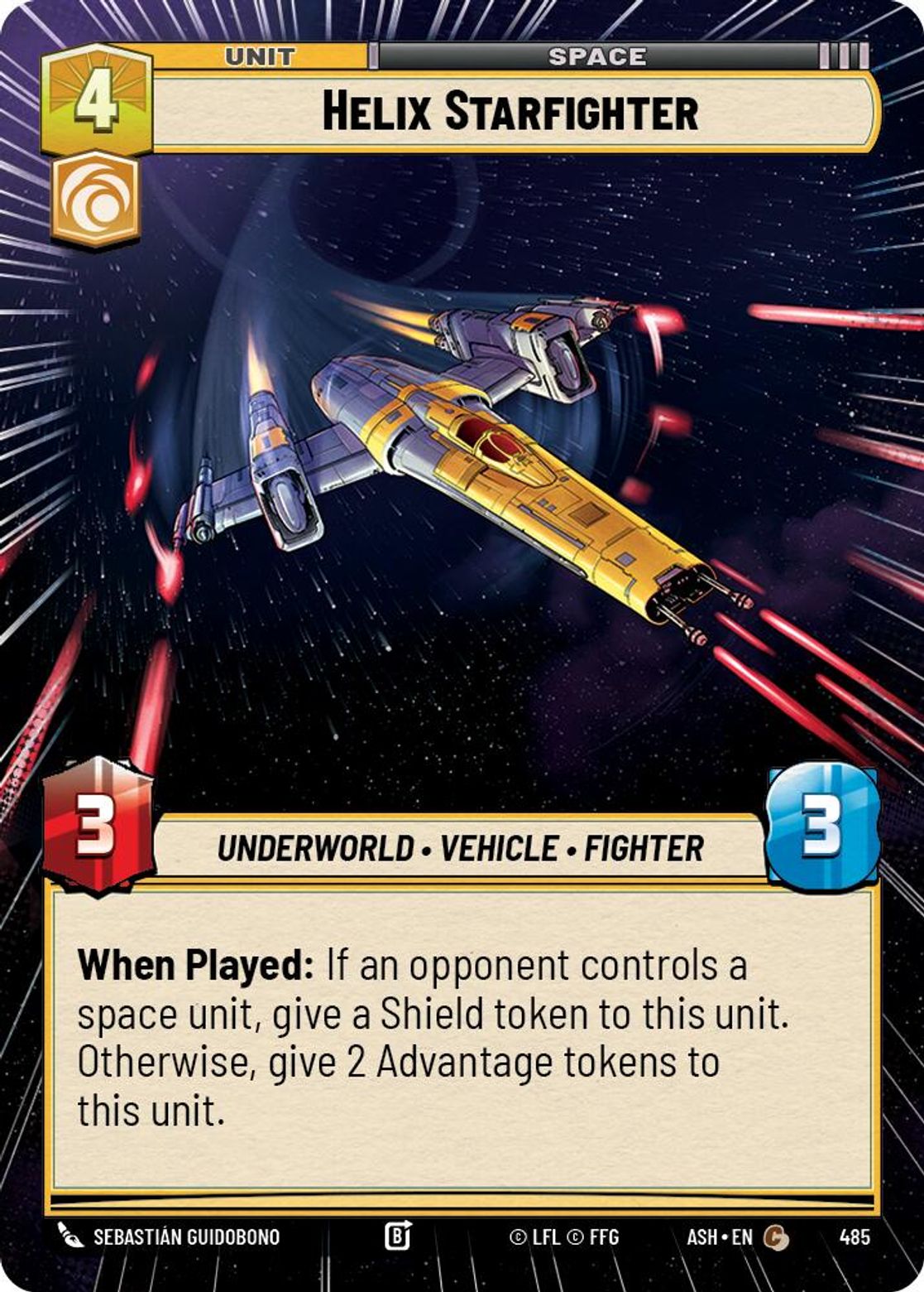 Helix Starfighter — Ashes of the Empire 485