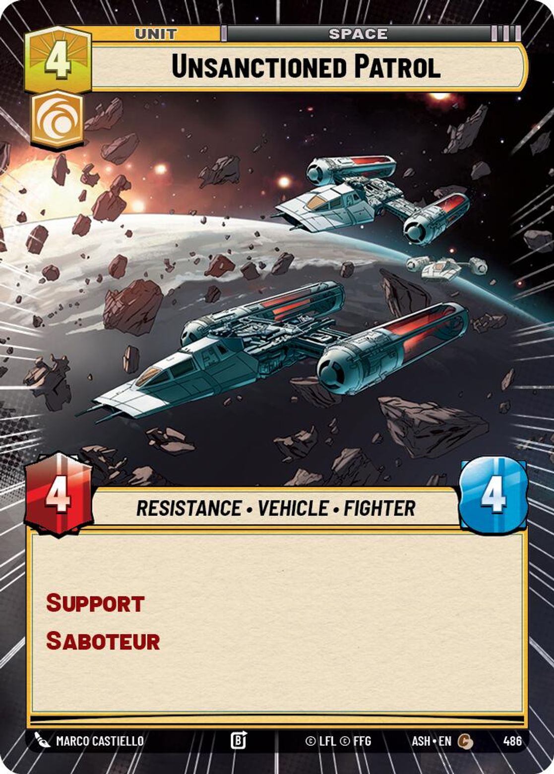 Unsanctioned Patrol — Ashes of the Empire 486