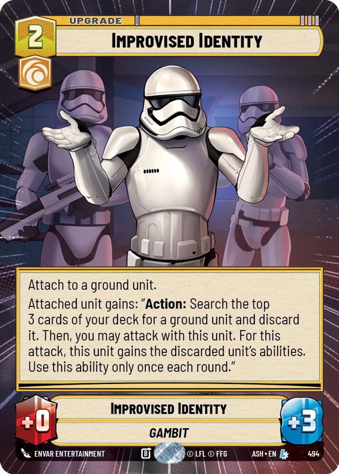 Improvised Identity — Ashes of the Empire 494