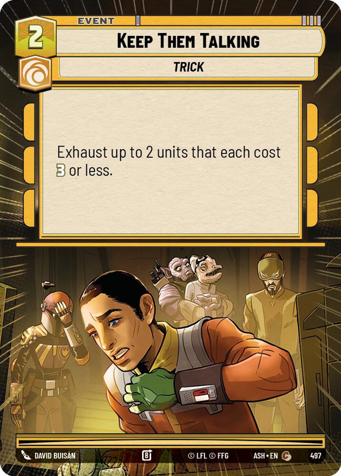 Keep Them Talking — Ashes of the Empire 497