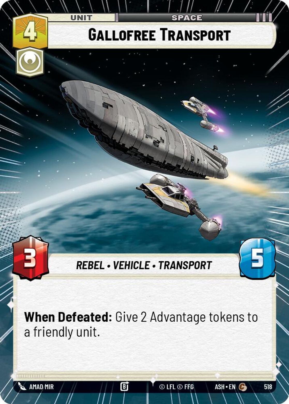 Gallofree Transport — Ashes of the Empire 518