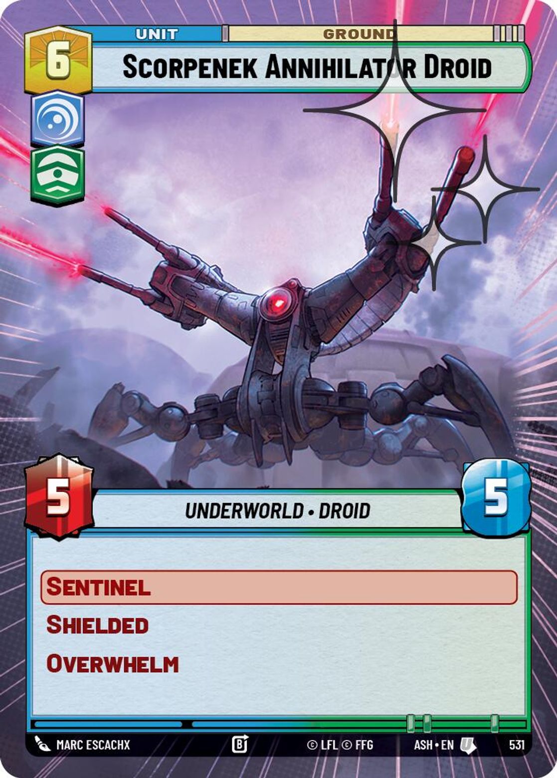 Scorpenek Annihilator Droid — Ashes of the Empire 531