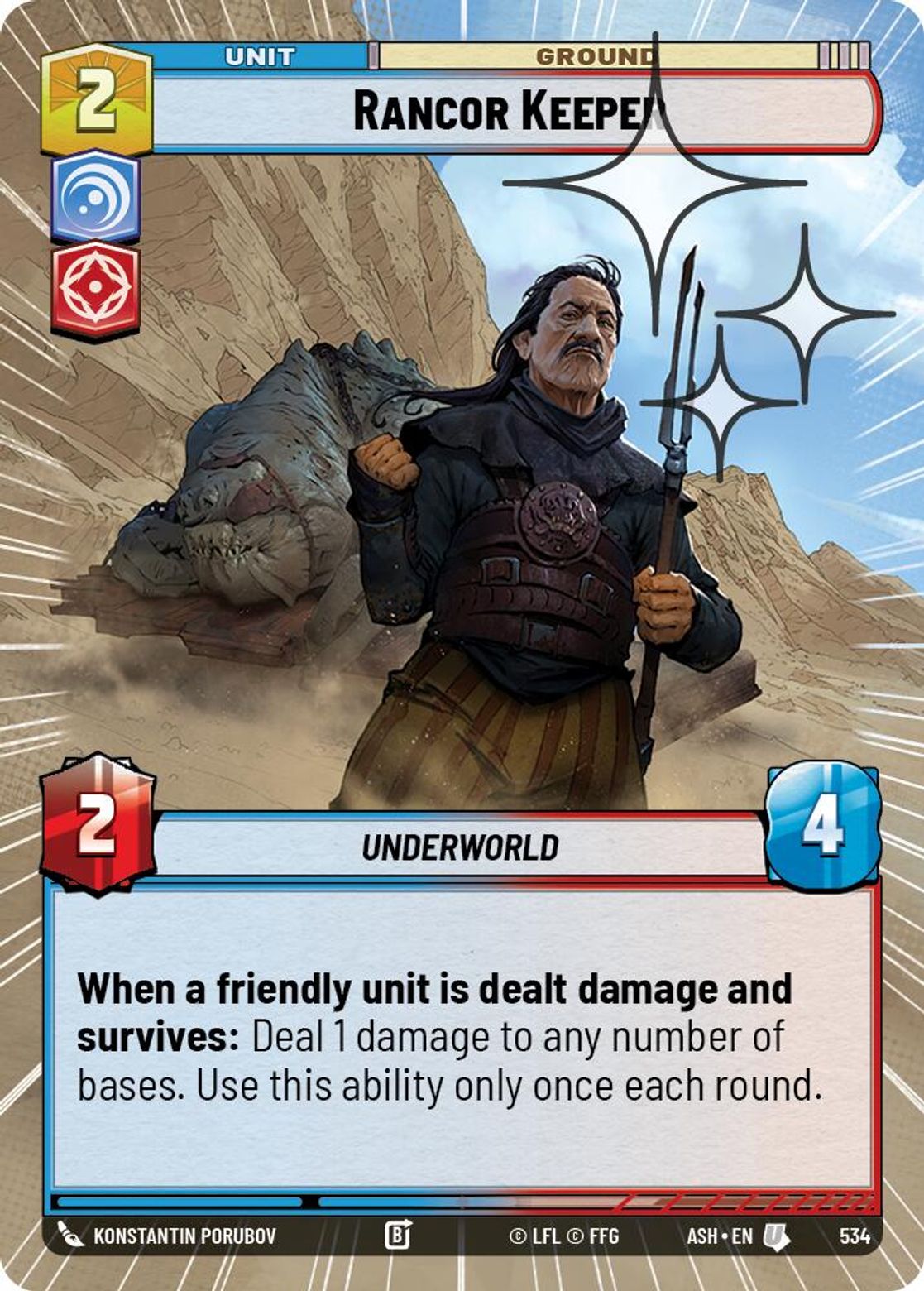 Rancor Keeper — Ashes of the Empire 534