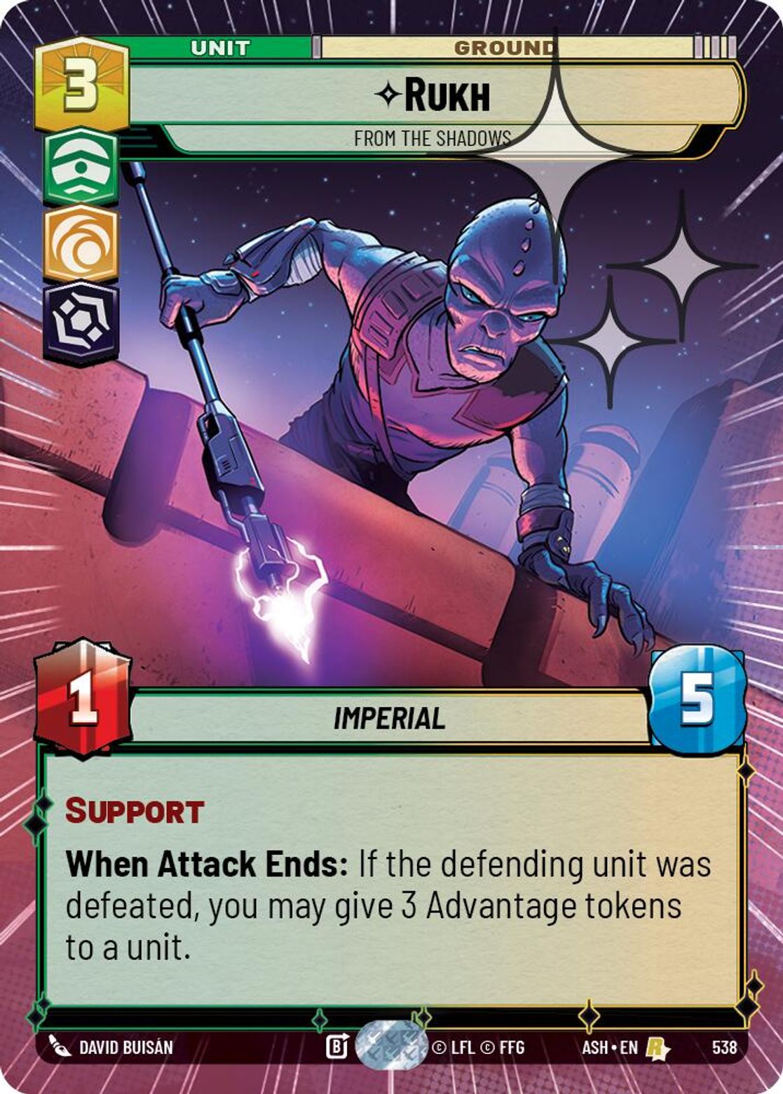 Rukh, From the Shadows — Ashes of the Empire 538
