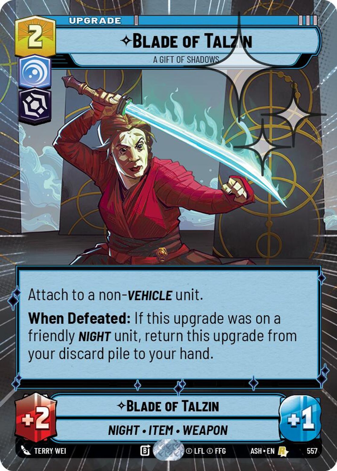Blade of Talzin, A Gift of Shadows — Ashes of the Empire 557