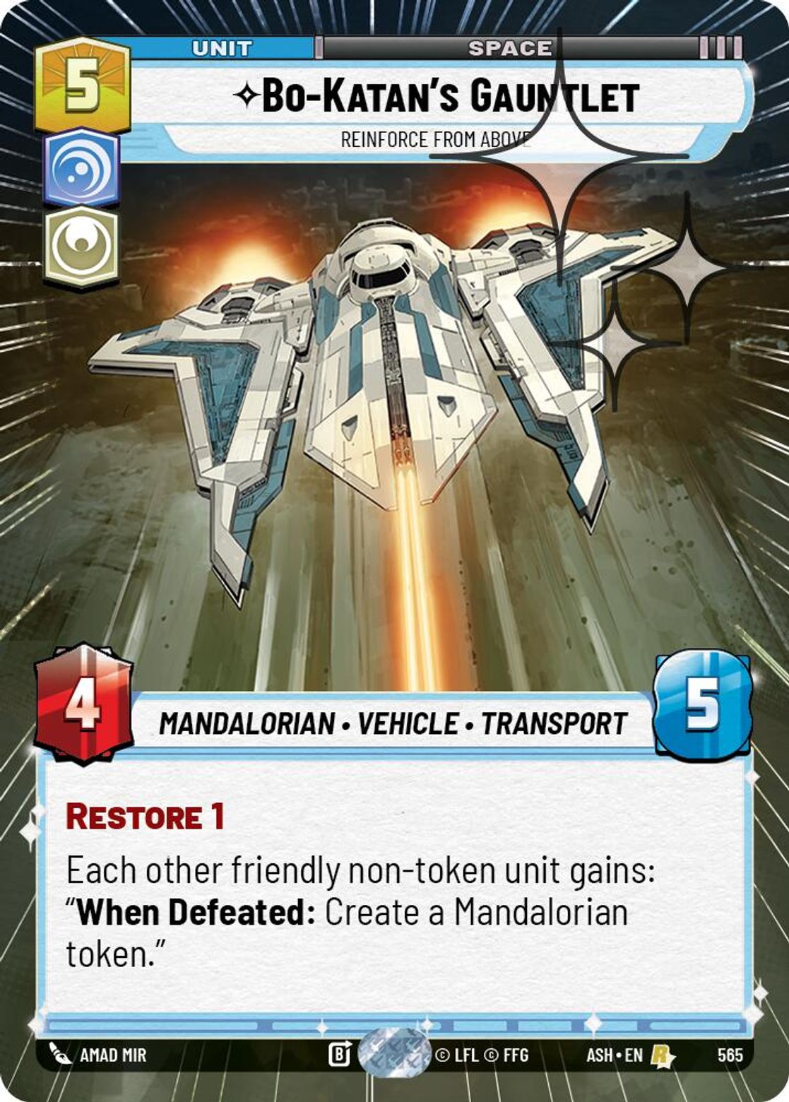 Bo-Katan's Gauntlet, Reinforce from Above — Ashes of the Empire 565
