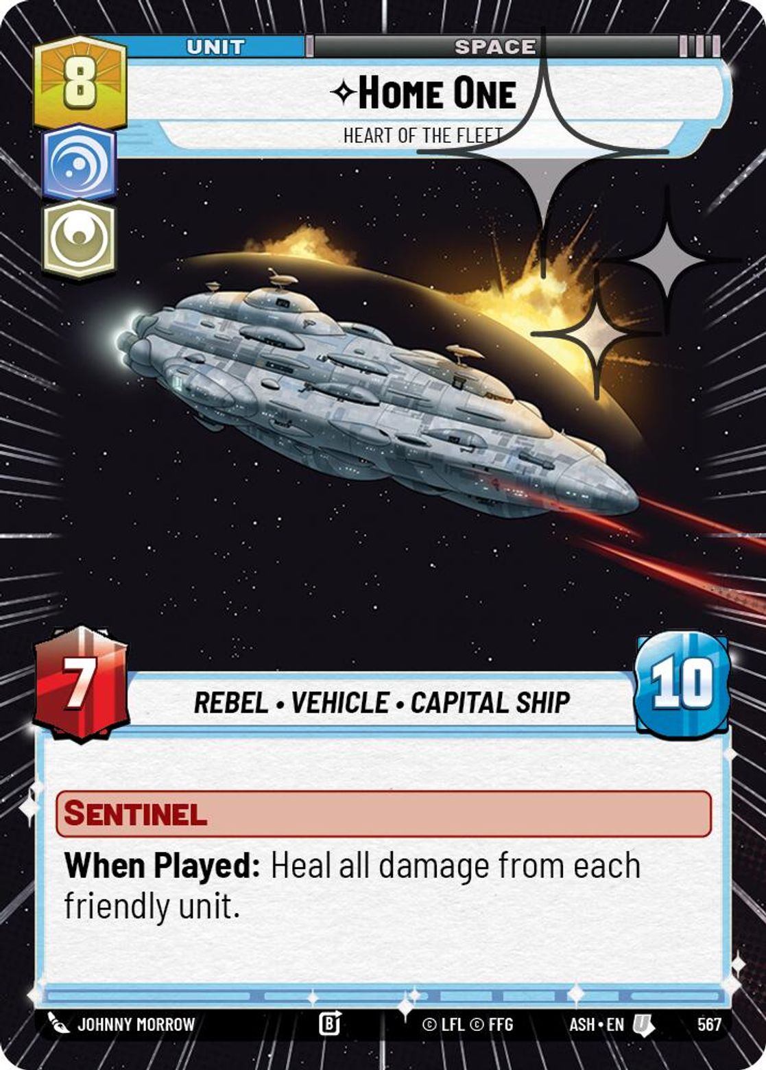 Home One, Heart of the Fleet — Ashes of the Empire 567