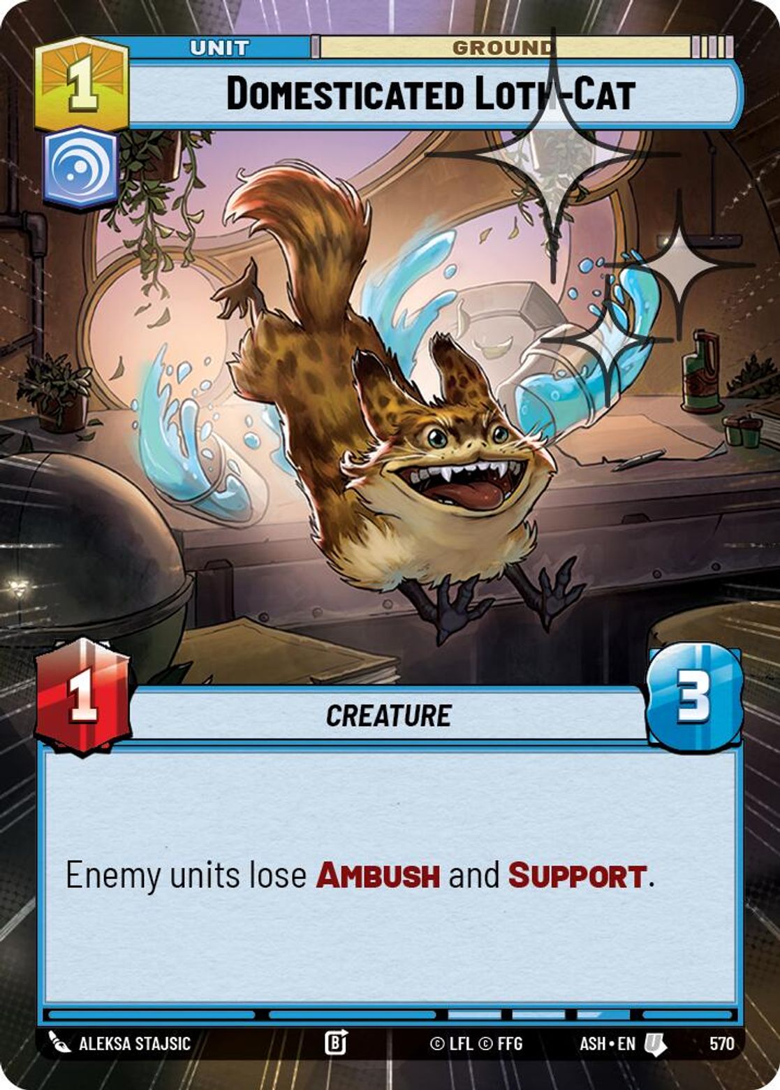 Domesticated Loth-Cat — Ashes of the Empire 570