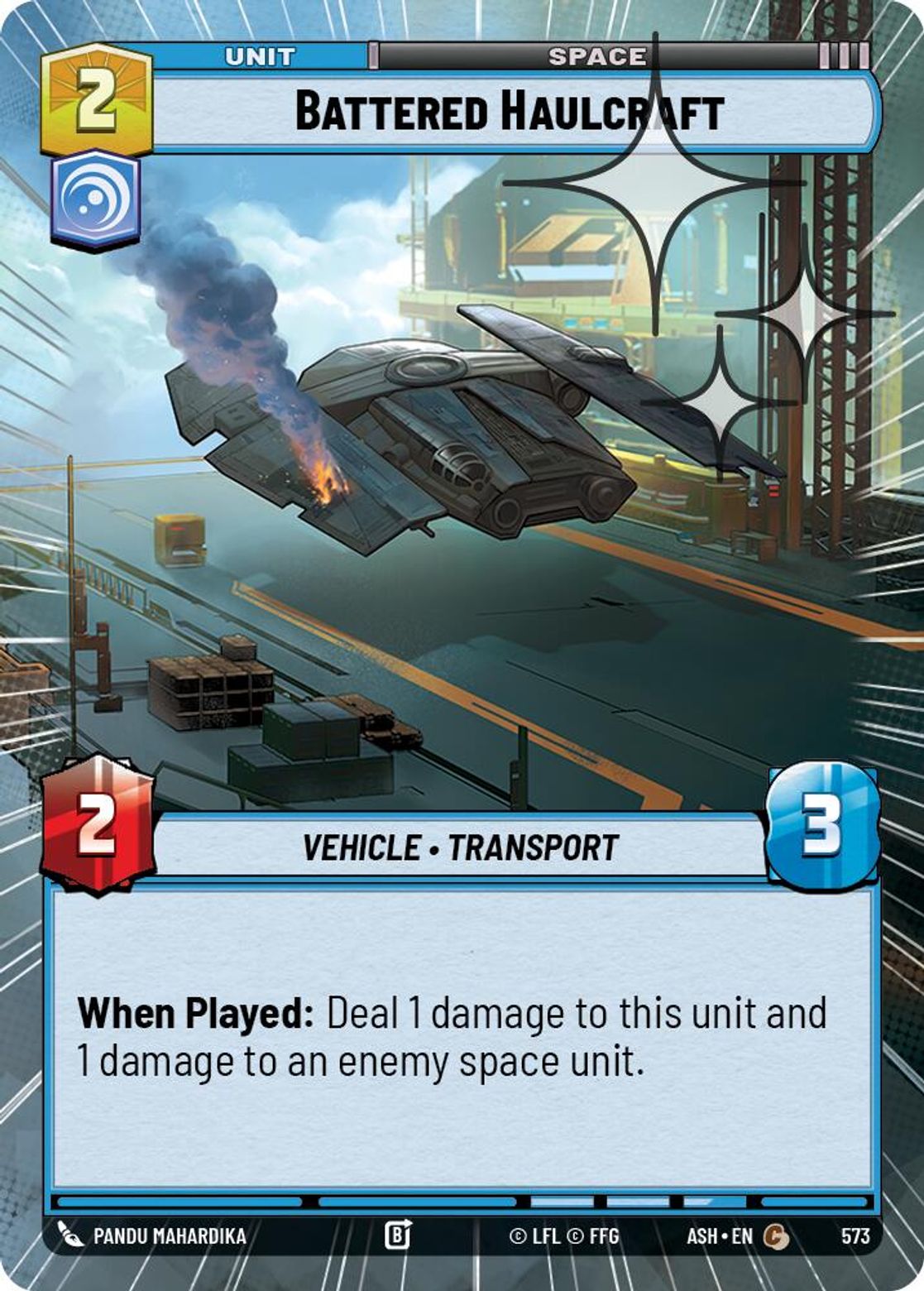 Battered Haulcraft — Ashes of the Empire 573