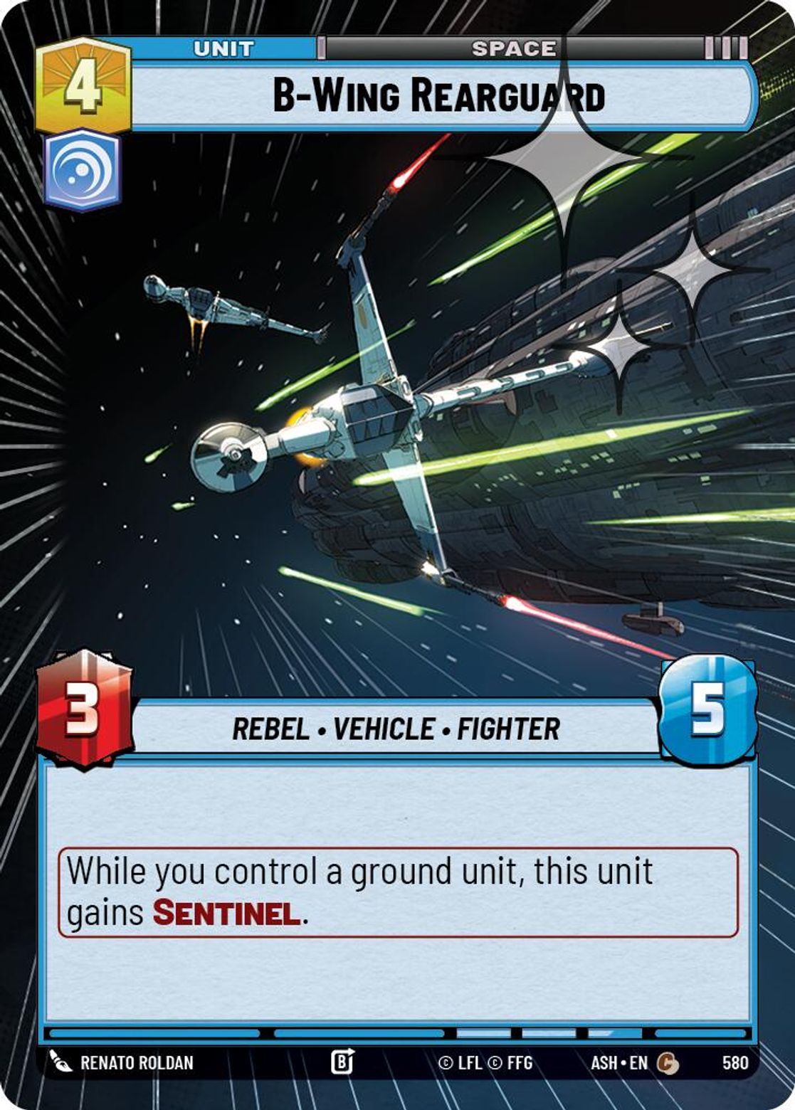 B-Wing Rearguard — Ashes of the Empire 580