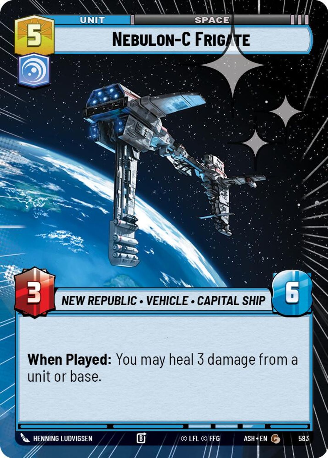 Nebulon-C Frigate — Ashes of the Empire 583