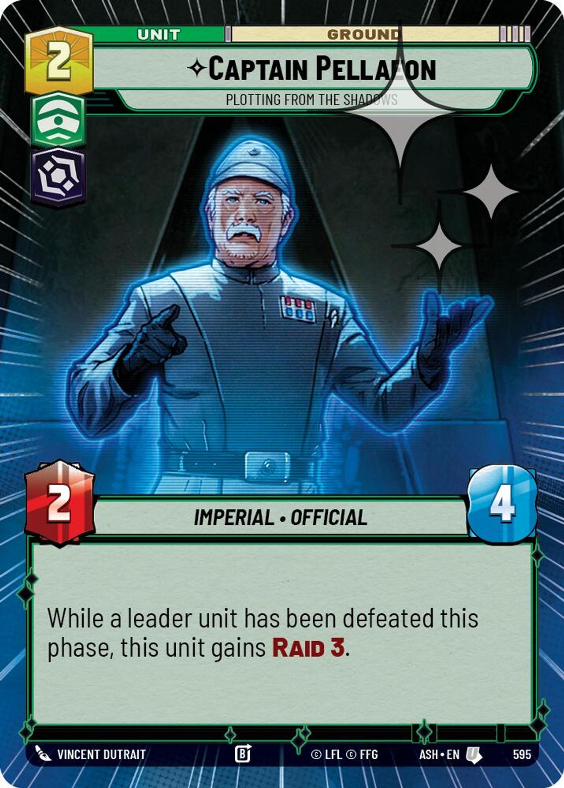 Captain Pellaeon, Plotting from the Shadows — Ashes of the Empire 595