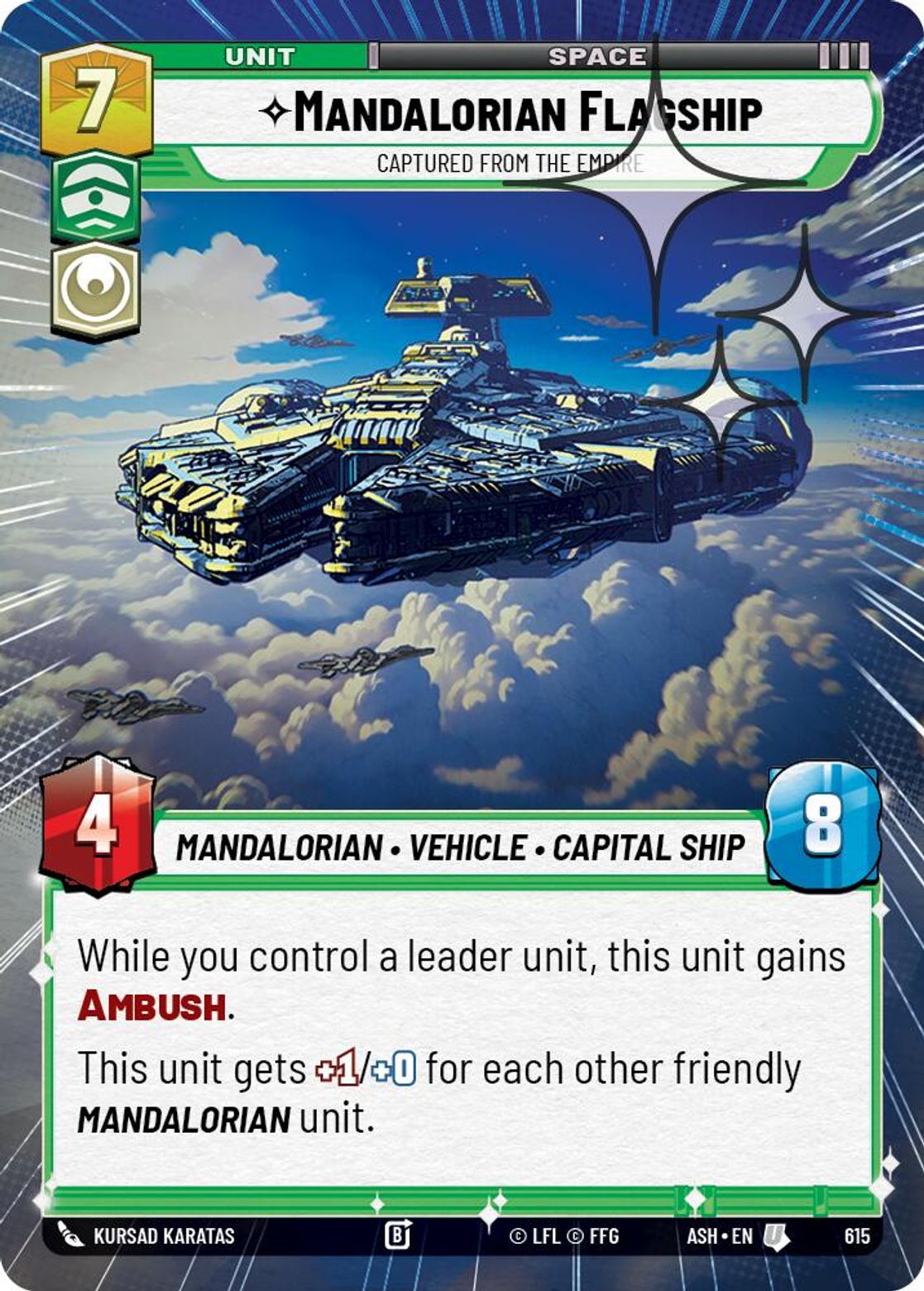 Mandalorian Flagship, Captured from the Empire — Ashes of the Empire 615