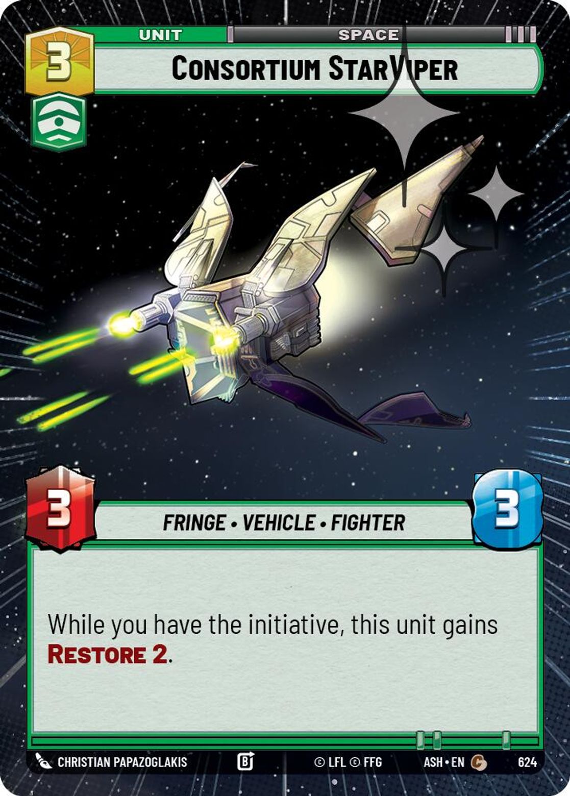 Consortium StarViper — Ashes of the Empire 624