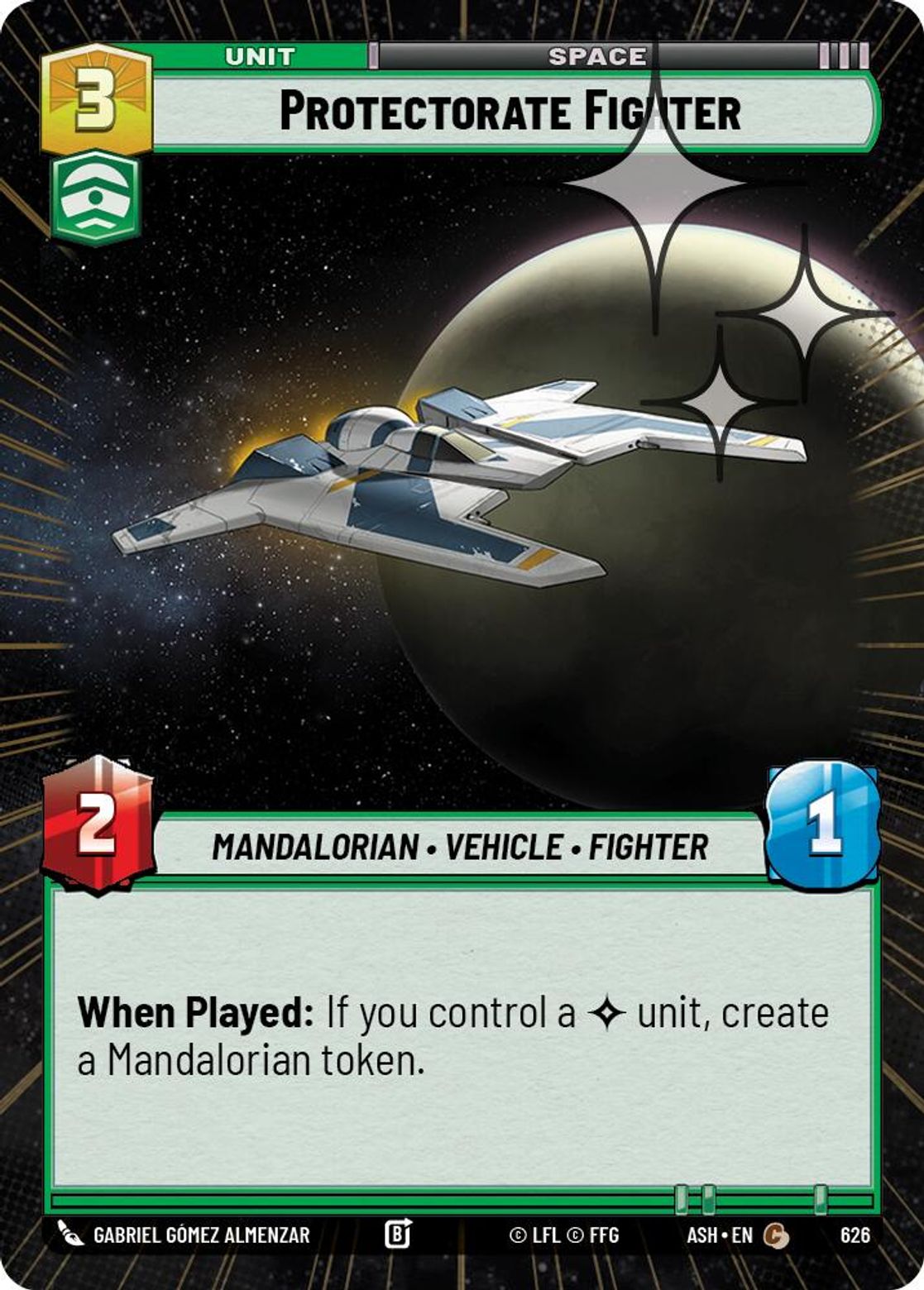 Protectorate Fighter — Ashes of the Empire 626