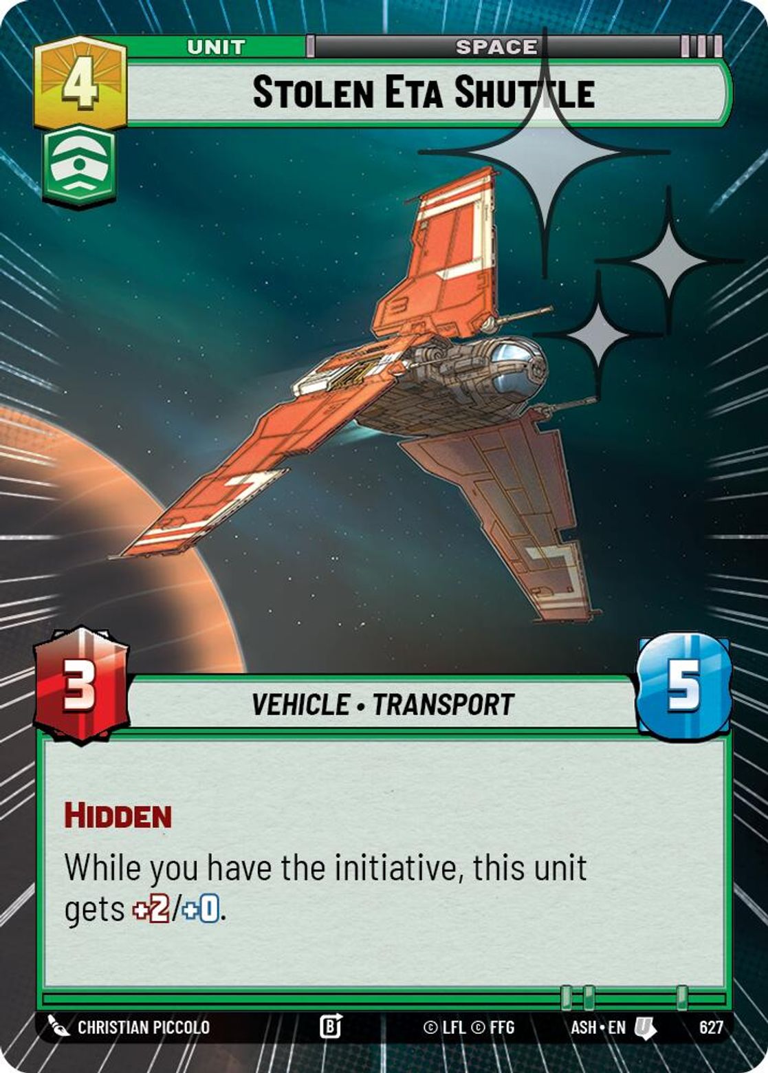 Stolen Eta Shuttle — Ashes of the Empire 627