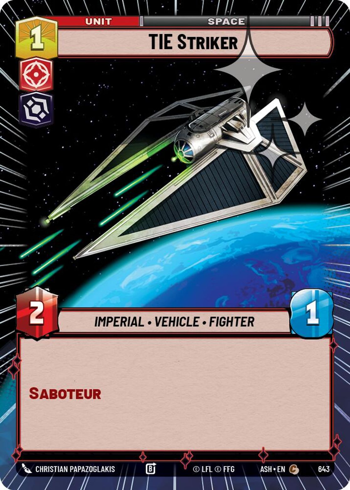 TIE Striker — Ashes of the Empire 643