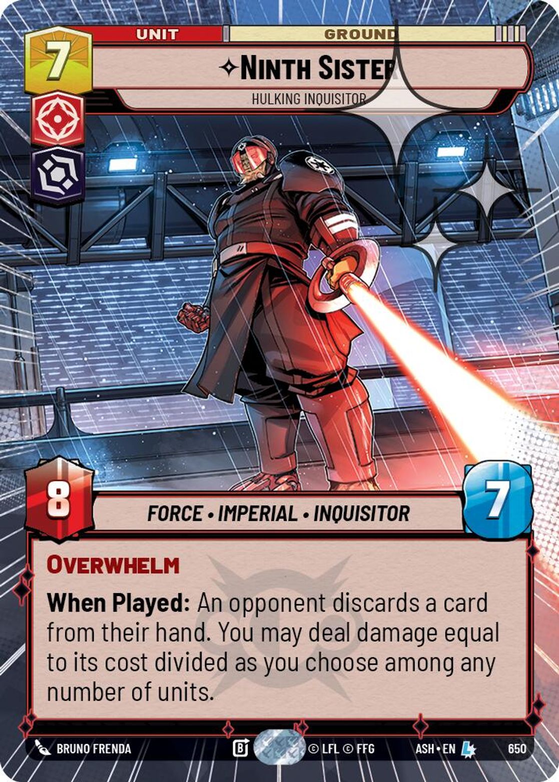 Ninth Sister, Hulking Inquisitor — Ashes of the Empire 650