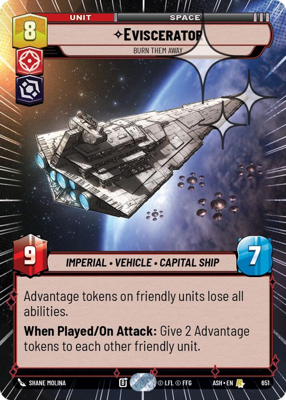 Eviscerator, Burn Them Away — Ashes of the Empire 651